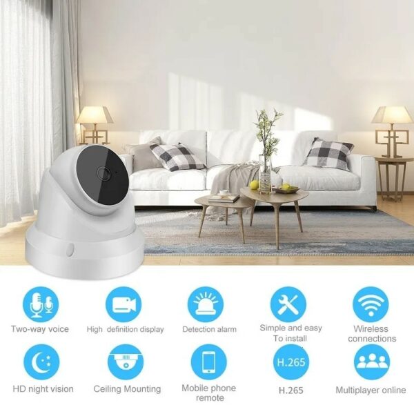 WiFi 1080P Camera Smart Home Security Night Vision Indoor 2MP Wireless CCTV Dome