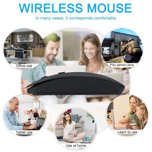 Wireless MouseVegkey Rechargeable Wireless Mouse Compatible