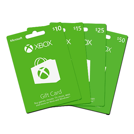 Xbox Gift Card is the Quick and Easy Way To Buy Games, Movies, Tv