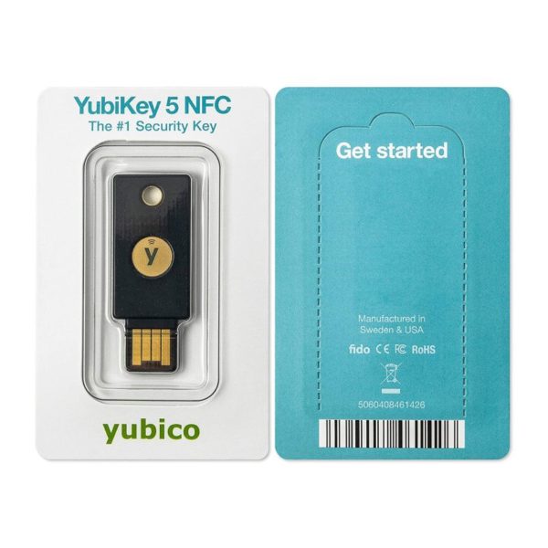YubiKey 5 Two Factor Authentication USB and NFC Security Key4 1