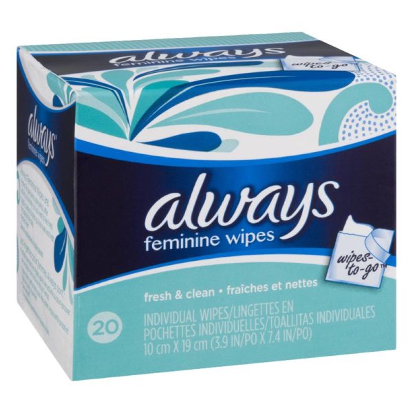 always feminine wipes fresh clean