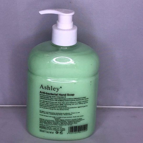 ashley aloe hand wash back view