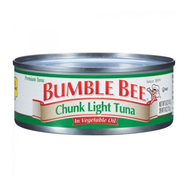 bumble bee chunk light tuna in oil 6x6oz 1