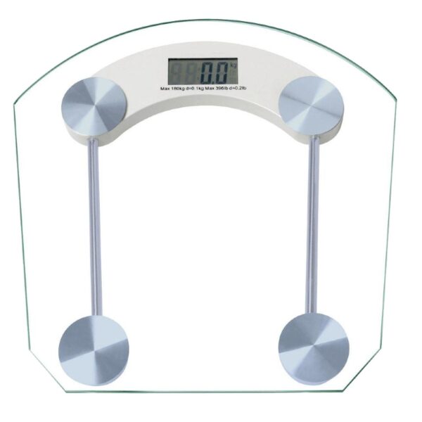 eng pl Electronic bathweight 180kg glass lcd scales 267 1