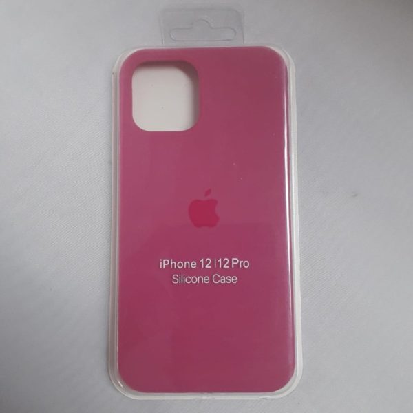 iPhone 12 and 12 pro silicone case Pink