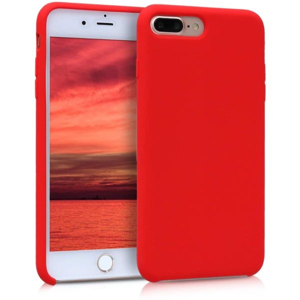 iPhone 7 Plus Silicone Case Red 1