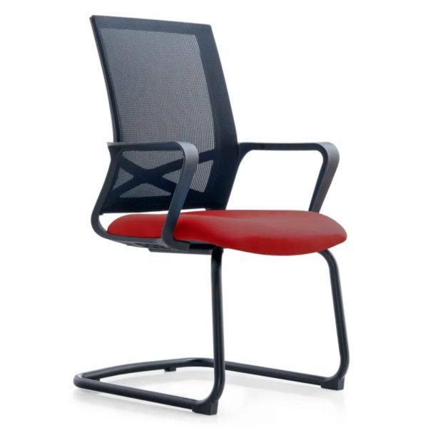 mesh chair red