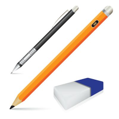 Pens, Pencils & Erasers