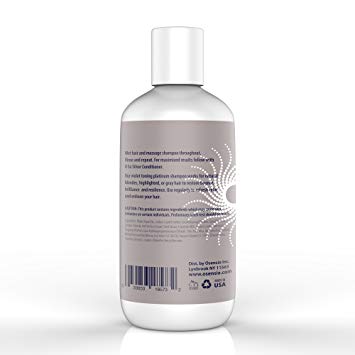Silver Purple Shampoo Hair Toner For Gray Platinum And Blonde