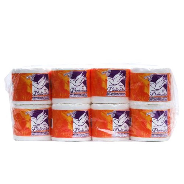 Delicate Bath Tissues 2 ply 24 rolls/500 sheets for sale in