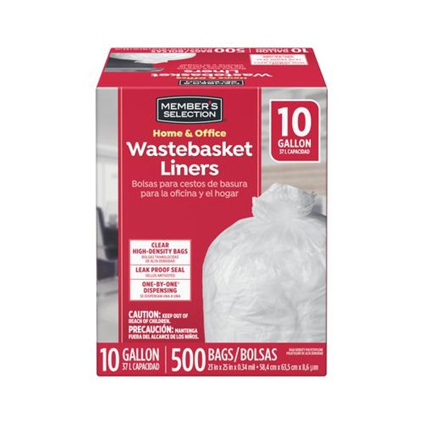  Member's Mark Power Flex Tall Kitchen Drawstring Trash Bags (13  Gallon, 2 Rolls of 100 ct., 200 count total) : Health & Household