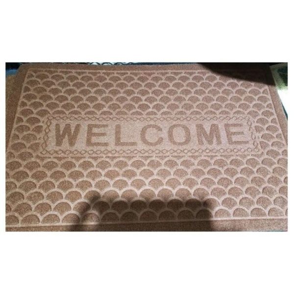 welcome mat brown 1